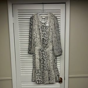 JCrew NWT Snakeskin dress